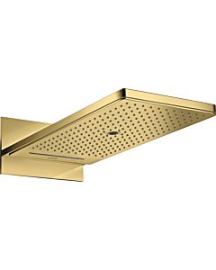 hansgrohe Axor overhead shower 35283990 concealed wall Plumbing , polished gold optic
