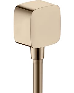 hansgrohe Axor raccord de tuyau 36731300 avec clapet anti-retour, or rouge poli