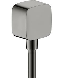 hansgrohe Axor raccord de tuyau 36731330 avec clapet anti-retour, chrome noir poli