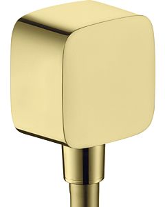 hansgrohe Axor Schlauchanschluss 36731990 mit Rückflussverhinderer, polished gold optic