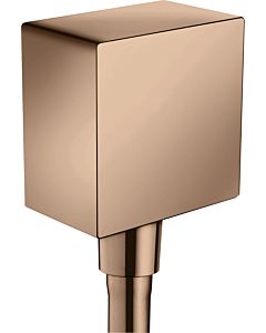 hansgrohe Axor raccord de tuyau 36732300 carré, avec clapet anti-retour, or rouge poli