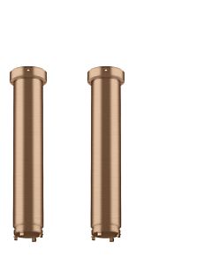 hansgrohe AXOR ShowerSolutions extension set 13603310 230 mm for ceiling mounting ShowerHeaven 1200/300 4jet, Brushed Red Gold