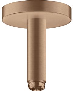 hansgrohe Axor ceiling connector 26432310 100mm, round, brushed red gold