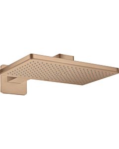 hansgrohe Douche de tête Axor 35274310 avec bras de douche, rosace, or rouge brossé