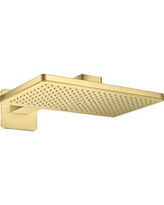 hansgrohe Axor overhead shower 35274950 with shower arm, rosette, brushed brass
