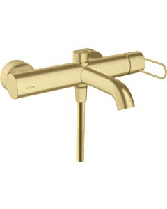 hansgrohe Axor Uno Bath mixer 38421250 surface-mounted, projection 203mm, with loop handle, brushed gold optic