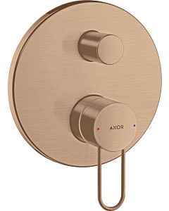 hansgrohe Axor Uno Finishing set 38426310 Concealed bath mixer, with loop handle, brushed red gold