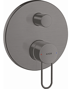 hansgrohe Axor Uno set prêt à monter 38426340 mitigeur de bain à encastrer, avec poignée étrier, chrome noir brossé