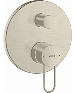 Axor Uno Wannenarmatur 38426820 Brushed Nickel, mit Bügelgriff, Unterputz
