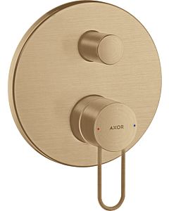 hansgrohe Axor Uno Finishing set 38428140 Concealed bath mixer, with loop handle, with integrated safety combination, brushed bronze