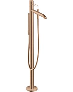 hansgrohe Axor Uno Finishing set 38442310 Bath mixer, floor-standing, with loop handle, brushed red gold