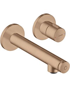 hansgrohe Axor Uno Finishing set 45112310 Concealed washbasin mixer, with projection 158mm, brushed red gold