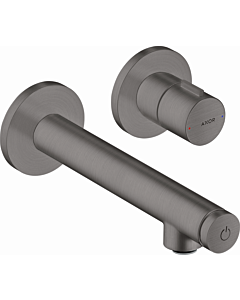 hansgrohe Axor Uno Finishing set 45112340 Concealed washbasin mixer, with projection 158mm, brushed black chrome