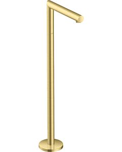 hansgrohe Axor Uno Finishing set 45412950 Bath spout floor-standing, straight, projection 226mm, brushed brass