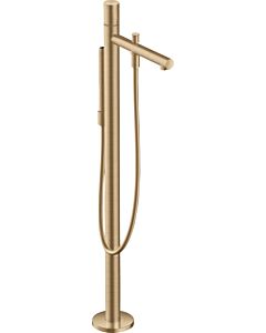 hansgrohe Axor Uno set prêt à monter 45416140 mitigeur bain-marie, sur pied, avec poignée zéro, bronze brossé