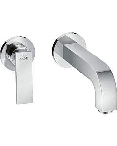 Axor Citterio hansgrohe 39121000 caché mitigeur lavabo , bec 220mm et rosace, avec poignée à levier, chromé