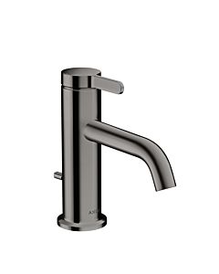 hansgrohe Axor One Waschtischarmatur 48000330 Ausladung 130mm, mit Zugstangen-Ablaufgarnitur, polished black chrome