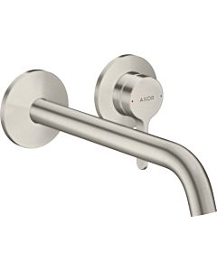 hansgrohe Axor One set de montage final 48120800 raccord à encastrer, avec poignée à levier et bec 220 mm, aspect inox