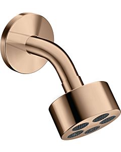 hansgrohe Axor One douche de tête 48490300 avec bras de douche, or rouge poli