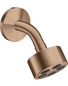 hansgrohe Axor One Kopfbrause 48490310 mit Brausearm, brushed red gold