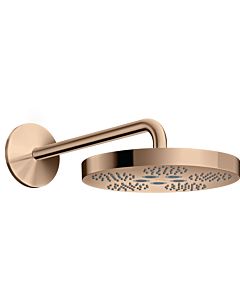 hansgrohe Axor One douche de tête 48491300 avec bras de douche, 1jet, or rouge poli