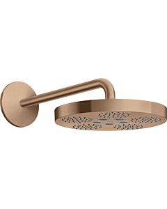 hansgrohe Axor One Kopfbrause 48491310 mit Brausearm, 1jet, brushed red gold
