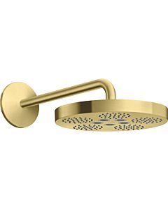 hansgrohe Axor One douche de tête 48491950 avec bras de douche, 1jet, laiton brossé