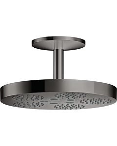 hansgrohe Axor One Head shower 48493330 with ceiling connection, 1jet, polished black chrome