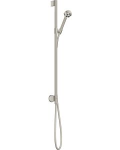 hansgrohe Axor One shower set 48791800 with wall connection, 75mm, 1jet, stainless steel look