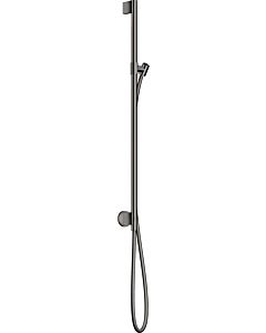hansgrohe Axor One Brausestange 48792330 mit Wandanschluss, Brauseschlauch 1600mm, polished black chrome