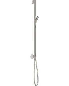 hansgrohe Axor One Brausestange 48792800 mit Wandanschluss, Brauseschlauch 1600mm, Edelstahl-Optik