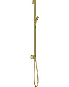 hansgrohe Axor One barre de douche 48792950 avec raccordement mural, flexible de douche 1600mm, laiton brossé