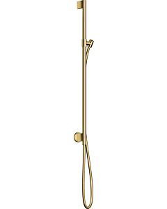 hansgrohe Axor One shower rail 48792990 with wall connection, shower hose 1600mm, polished gold optic