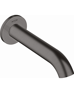 hansgrohe Axor Uno Bath spout 38411340 projection 178mm, curved, with rosette, wall mounting, brushed black chrome