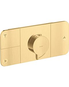 hansgrohe Axor One final assembly set 45713250 flush-mounted thermostat module, 3 Verbraucher , brushed gold optic