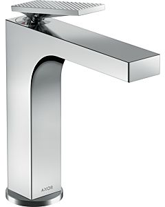 hansgrohe Axor Citterio Waschtischarmatur 39081000 mit Ablaufgarnitur, Hebelgriff, Rautenschliff, chrom