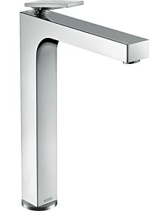 hansgrohe Axor Citterio mitigeur lavabo 39151000 pour lavabo, avec garniture de vidage , poignée à levier, taille diamant, chromé