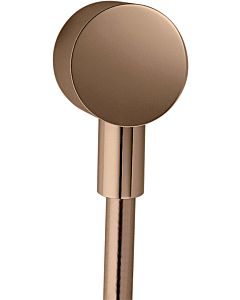 hansgrohe Axor Schlauchanschluss 27451300 rund, mit Rückflussverhinderer, polished red gold