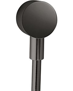 hansgrohe Axor hose connection 27451330 round, with non-return valve, polished black chrome