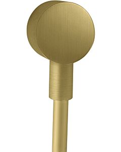 hansgrohe Axor hose connector 27451950 round, with non-return valve, brushed brass