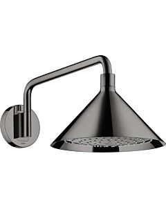 hansgrohe Axor douche de tête 26021330 avec bras de douche, montage mural, chrome noir poli