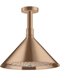 hansgrohe Douche de tête Axor 26022310 avec raccordement au plafond, or rouge brossé