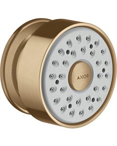 hansgrohe Axor side shower 28464140 round rosette, swivelling, 1jet, brushed bronze