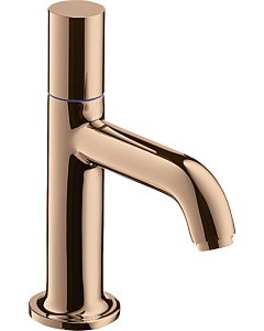 hansgrohe Axor pillar tap 38130300 projection 100mm, without waste set, polished red gold