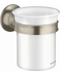 hansgrohe Zahnbecher Axor Montreux 42134820 Keramik, Halter Metall, brushed nickel