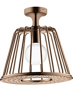 hansgrohe Axor LampShower Kopfbrause 26032300 mit Deckenanschluss, polished red gold