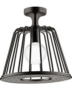 hansgrohe Axor LampShower Kopfbrause 26032330 mit Deckenanschluss, polished black chrome
