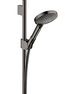 hansgrohe Axor Uno shower set 27987330 900mm, with hand shower, 120mm, 3jet, polished black chrome