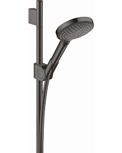 hansgrohe Axor Uno shower set 27987340 900mm, with hand shower, 120mm, 3jet, brushed black chrome