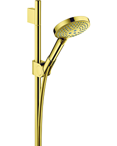 hansgrohe Axor Uno shower set 27987990 900mm, with hand shower, 120mm, 3jet, polished gold optic